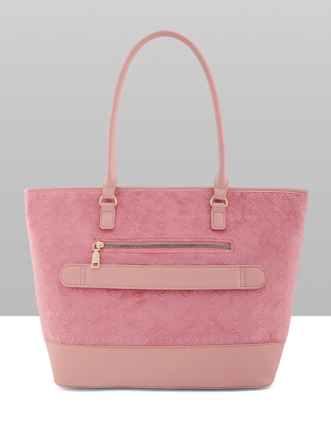 Caprese Katherine Large Pink Sorbet Laptop Tote Bag - Image 10