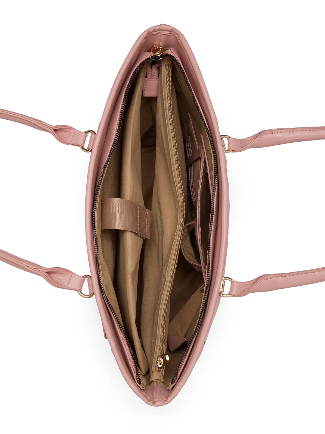 Caprese Katherine Large Pink Sorbet Laptop Tote Bag - Image 14