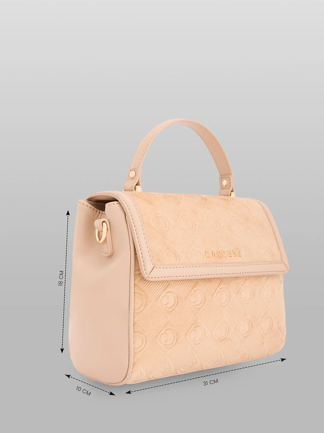 Caprese Katherine Medium Alpine Oat Sling Bag - Image 7