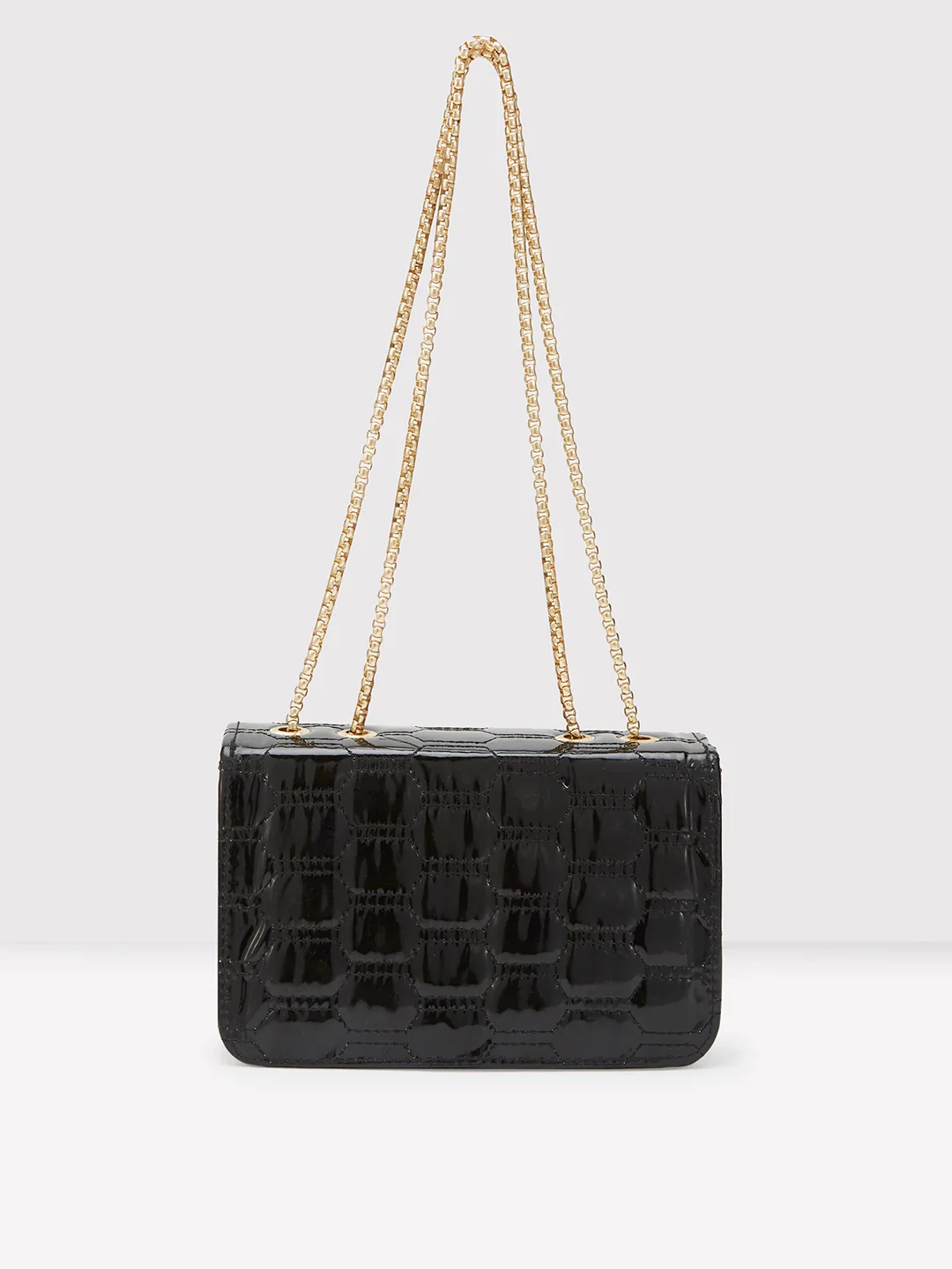 Caprese Kattie Medium Black Sling Bag - Image 6