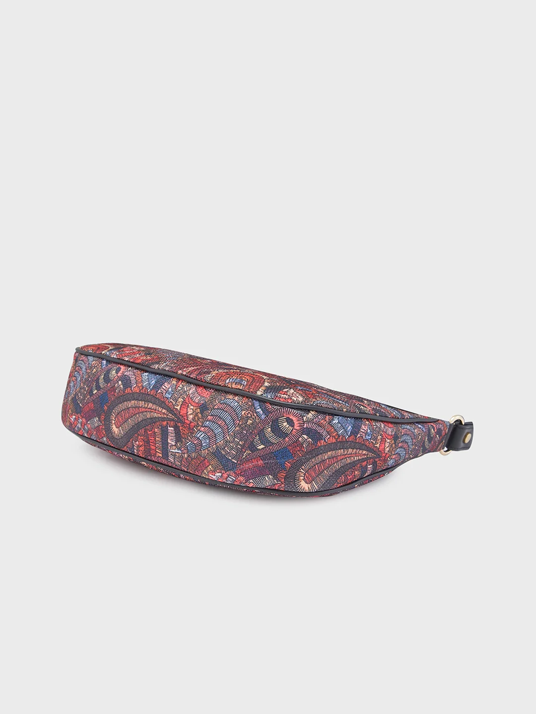 Caprese Kaya Medium Printed Pink Hobo Bag - Image 5