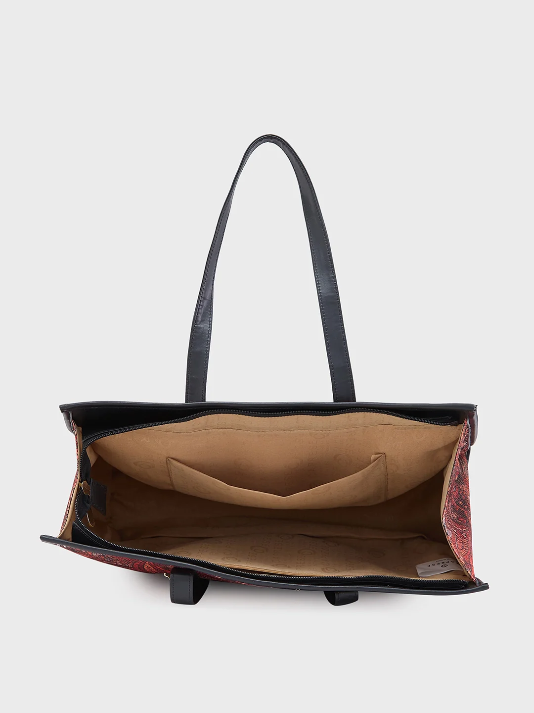 Caprese Kaya Large Printed Red Tote Bag - Image 8