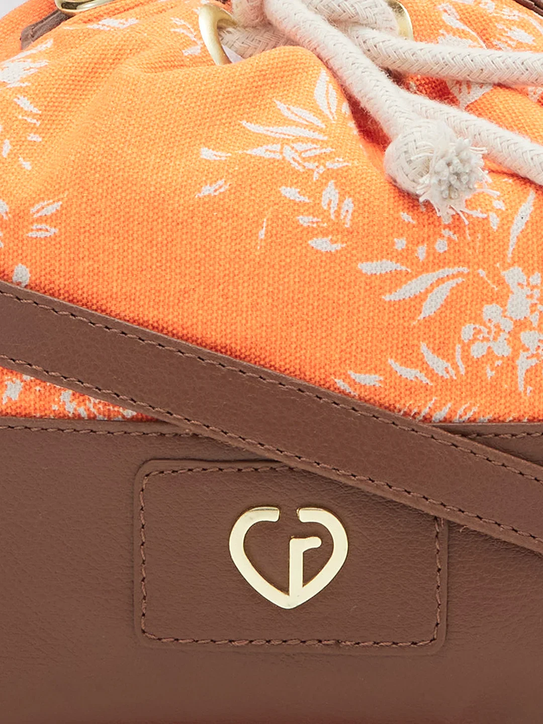 Caprese Kendall Large Orange Sling Bag - Image 9
