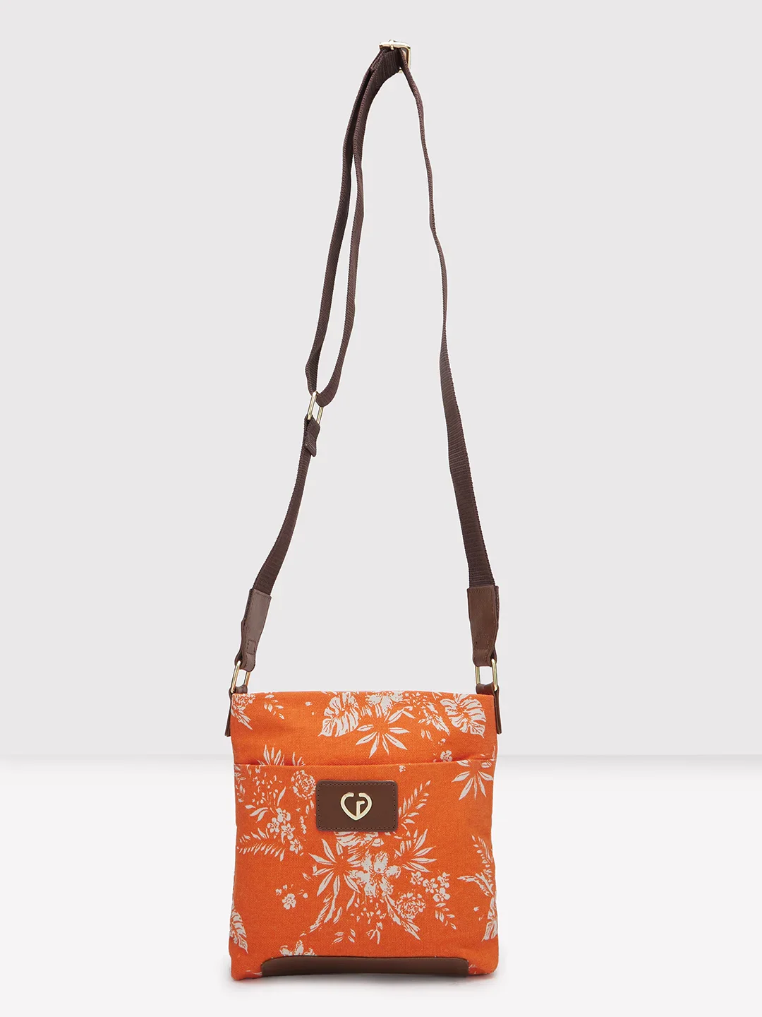 Caprese Kendall Medium Orange Sling Bag
