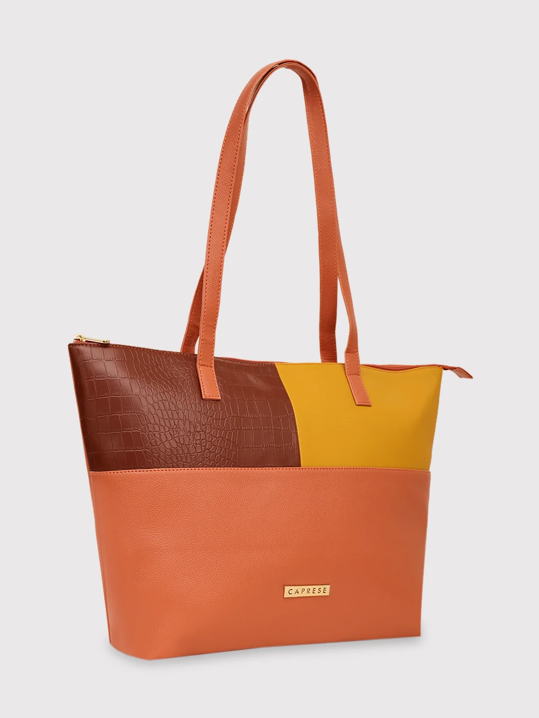 Caprese Kira Large Terracotta Tote Bag - Image 7