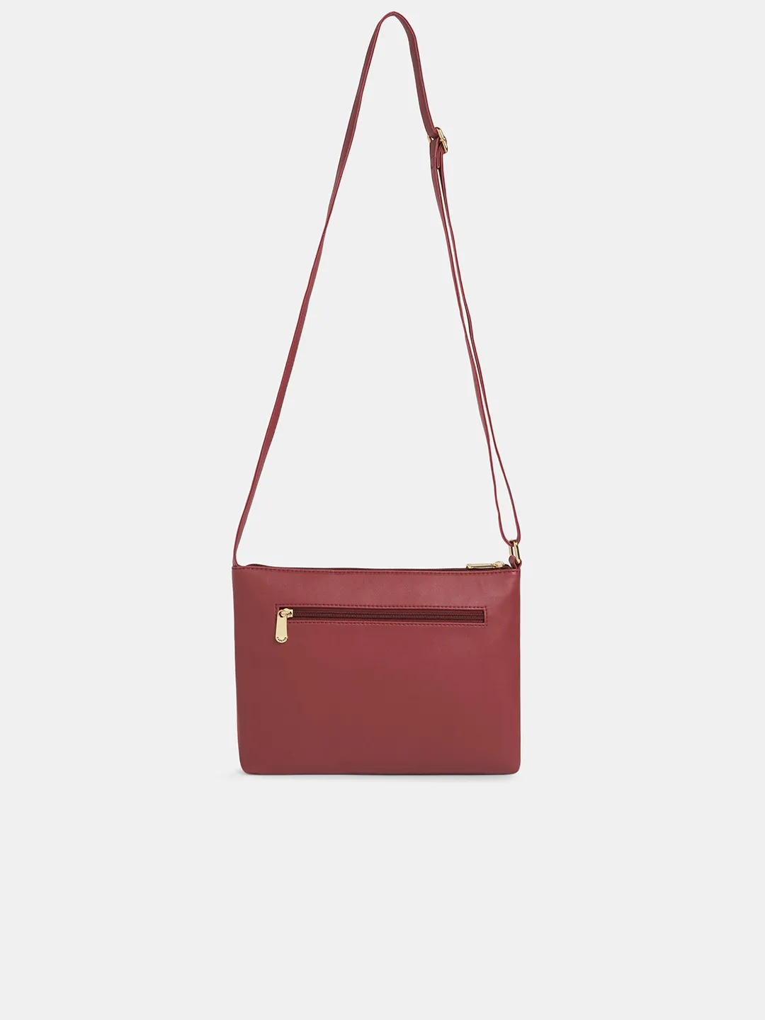 Caprese Kiwi Medium Cherry Red Sling Bag - Image 5