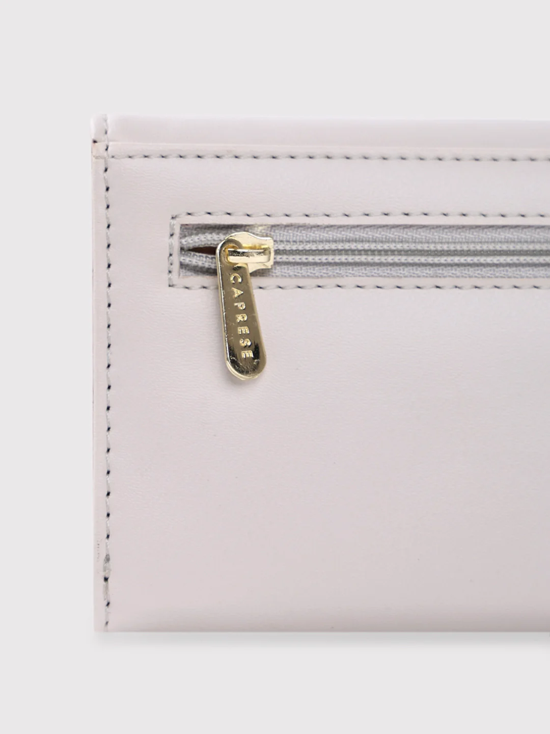 Caprese Kyle Medium Light Grey Flapover Wallet - Image 6