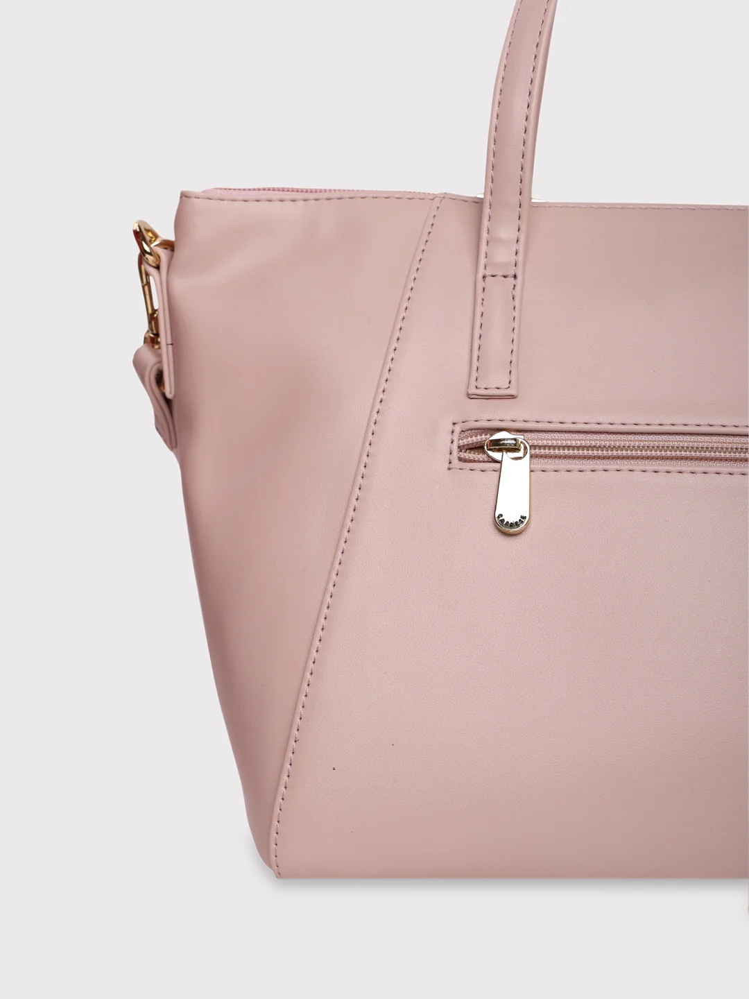 Caprese Kyle Medium Soft Pink Satchel Bag - Image 7