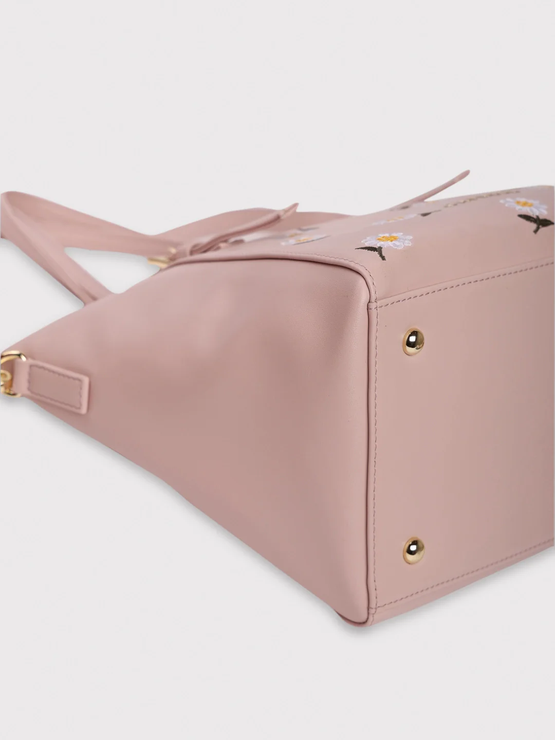 Caprese Kyle Medium Soft Pink Satchel Bag - Image 9