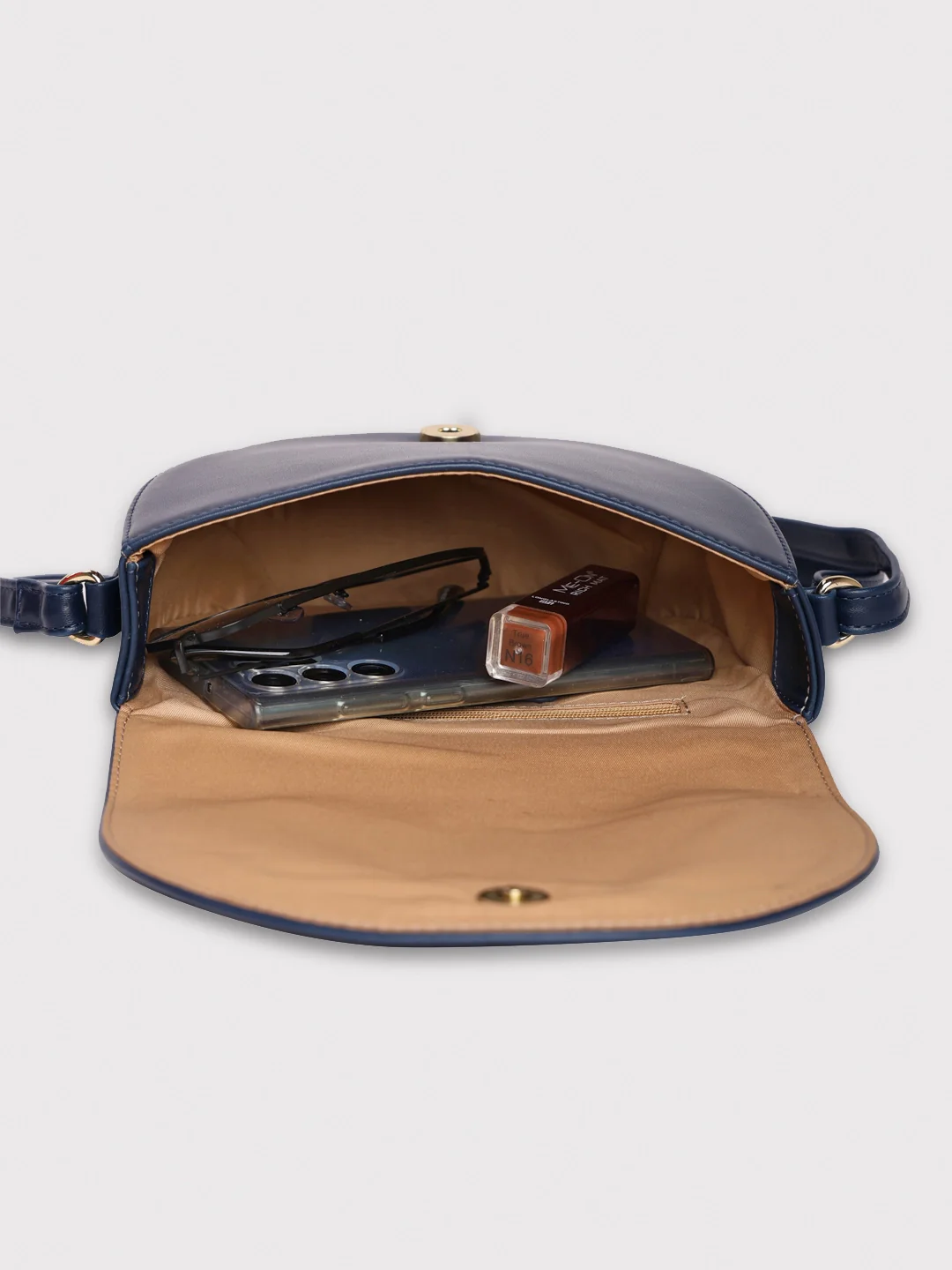 Caprese Kyle Medium Navy Sling Bag - Image 9