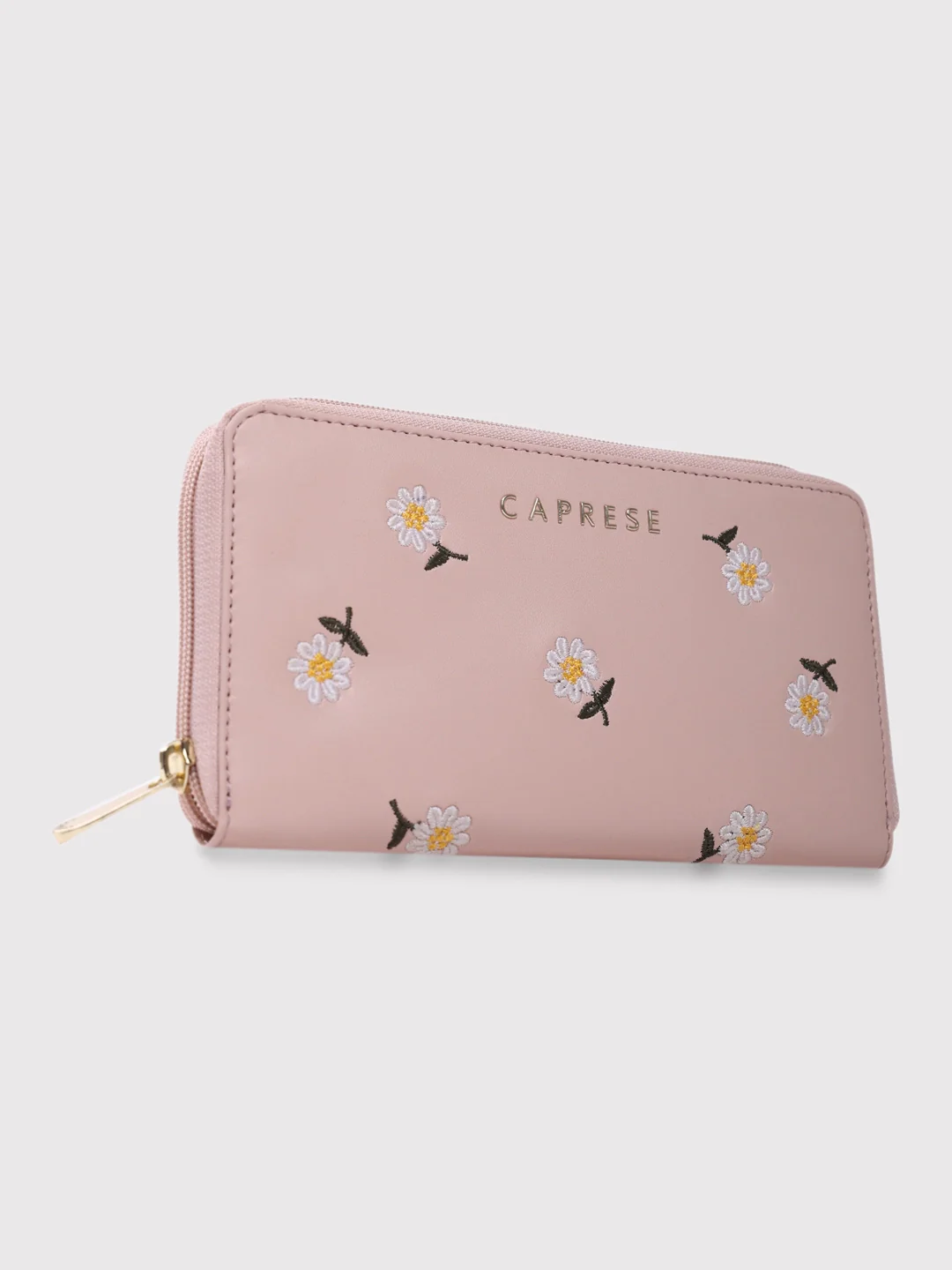 Caprese Kyle Large Soft Pink Zip Around Wallet - Image 2