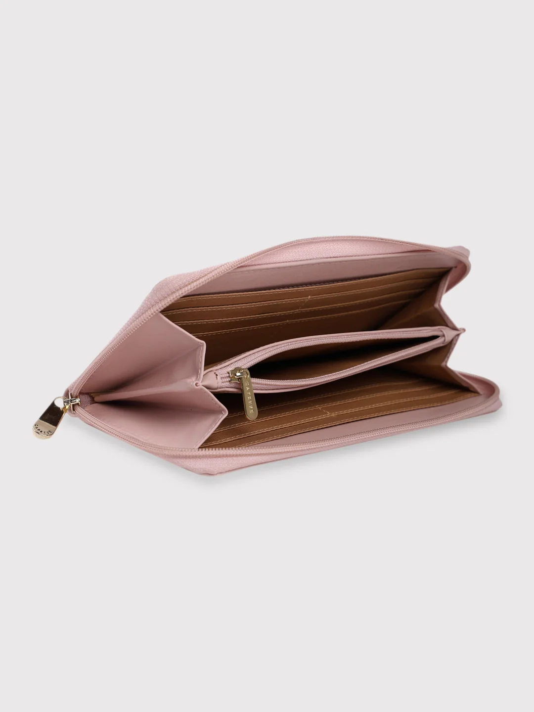 Caprese Kyle Large Soft Pink Zip Around Wallet - Image 6