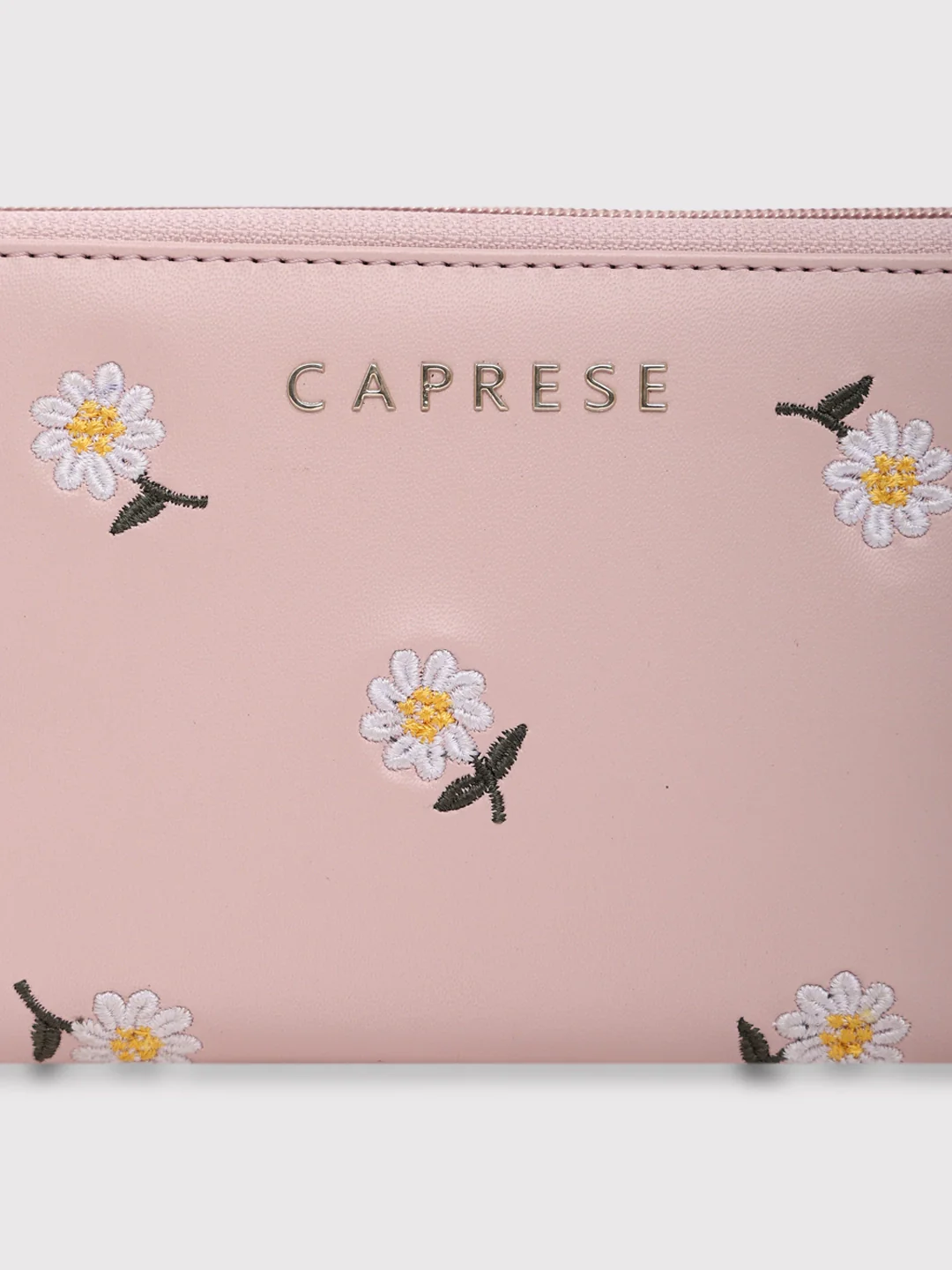 Caprese Kyle Large Soft Pink Zip Around Wallet - Image 9