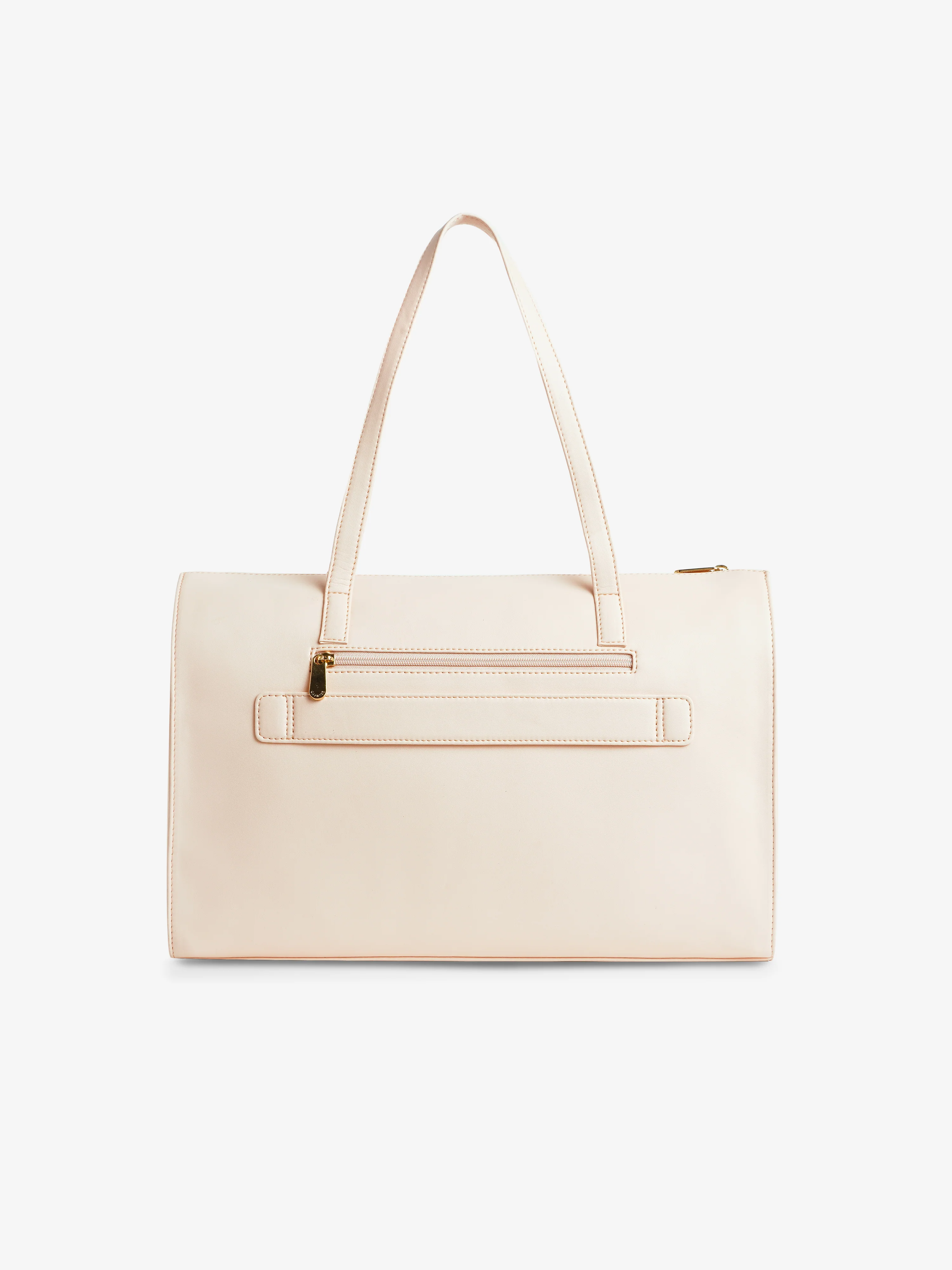 Caprese Lara Large Beige Laptop Tote Bag - Image 3