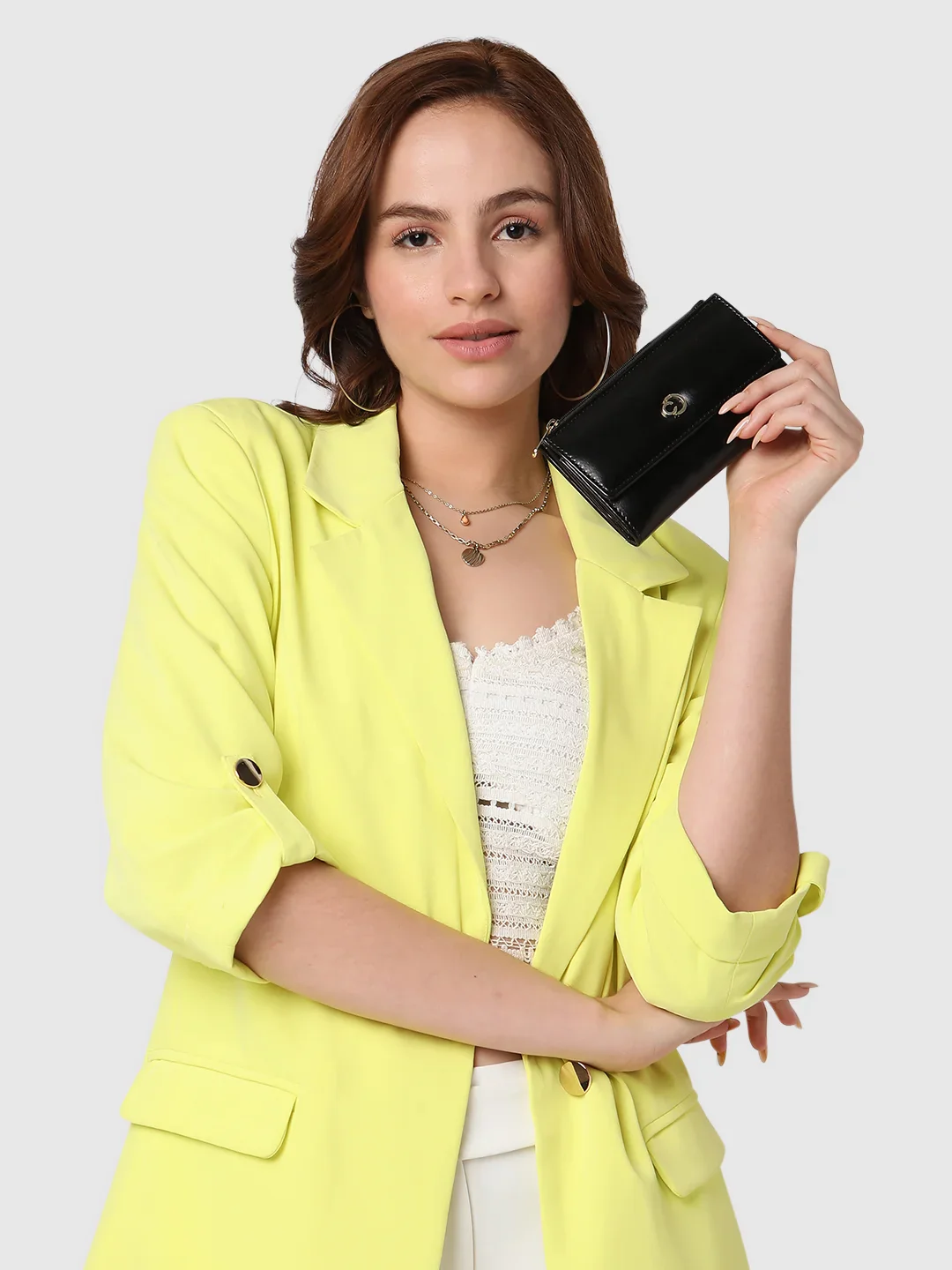 Caprese Leni Small Black Wallet - Image 3