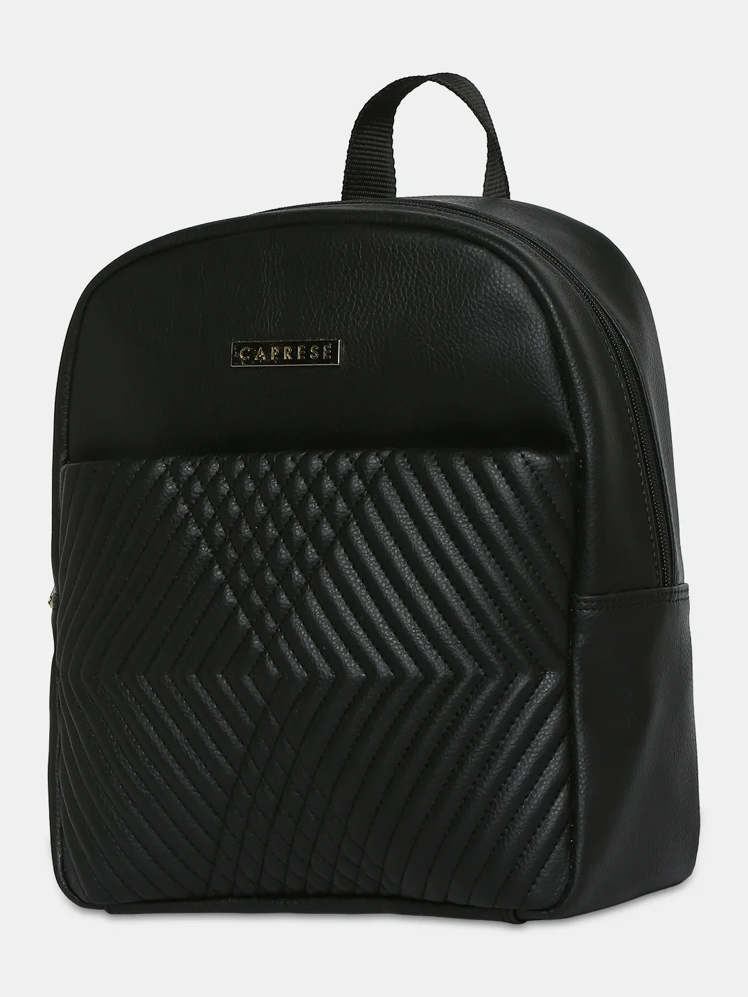 Caprese Leo Medium Black Backpack - Image 7