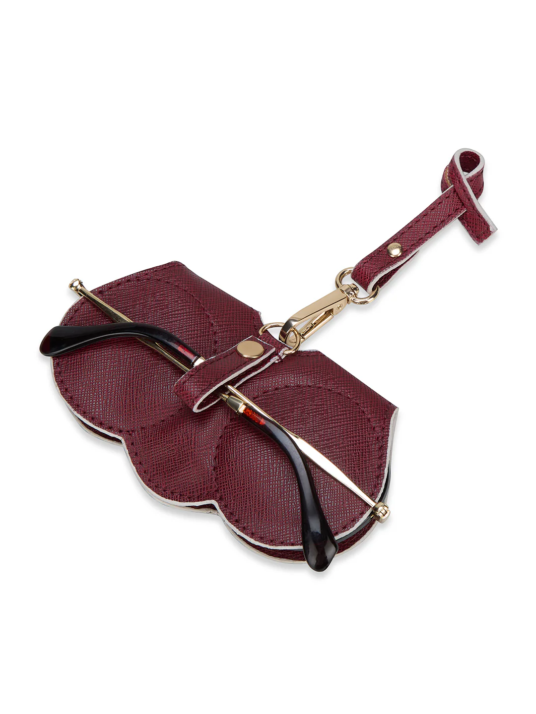 Caprese Lexi Large Cherry Lacquer Laptop Bag - Image 12