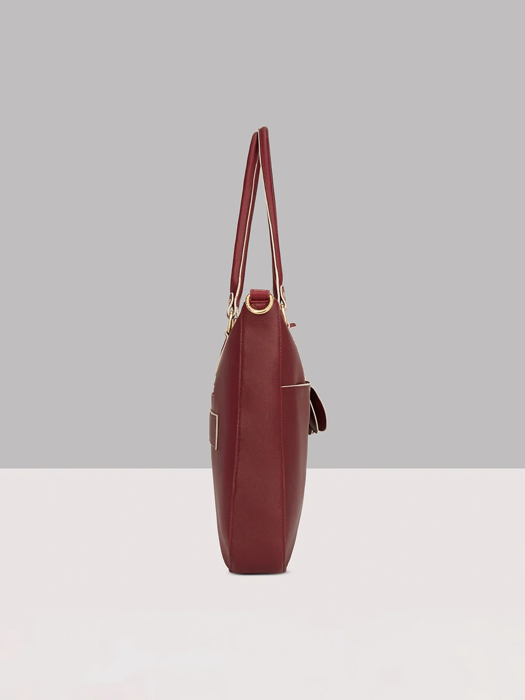 Caprese Lexi Large Cherry Lacquer Laptop Bag - Image 5