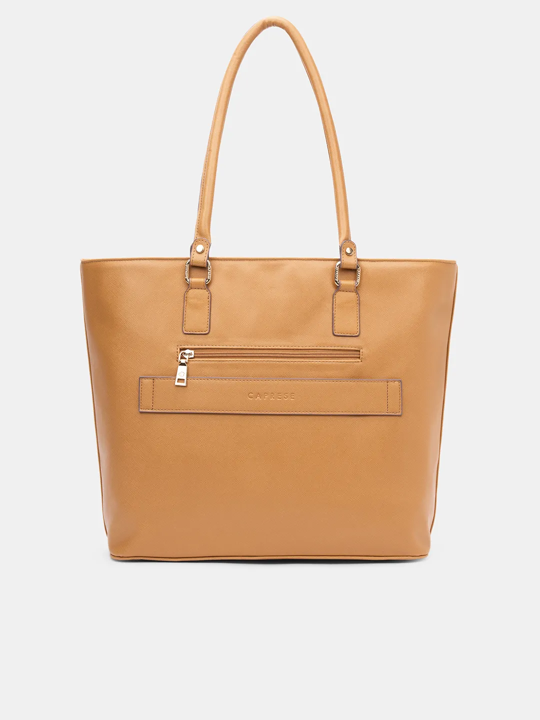 Caprese Lexi Large Mustard Laptop Tote Bag - Image 4