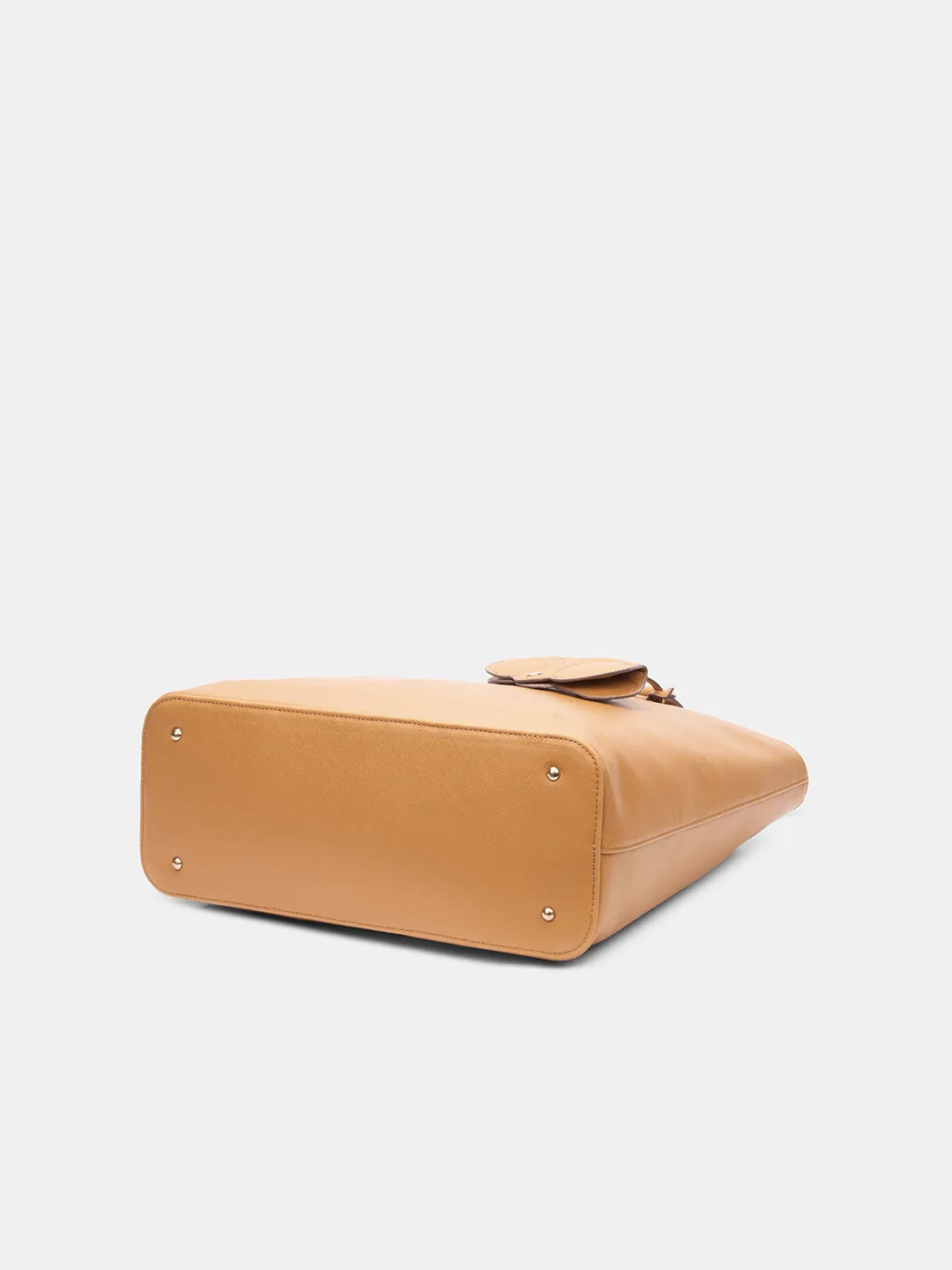 Caprese Lexi Large Mustard Laptop Tote Bag - Image 5