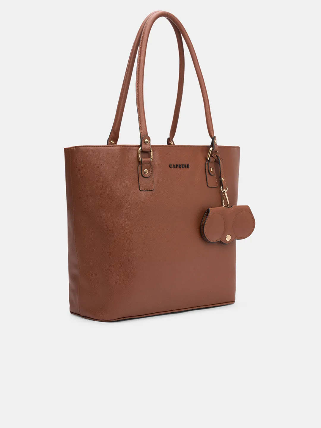 Caprese Lexi Large Tan Laptop Tote Bag - Image 3
