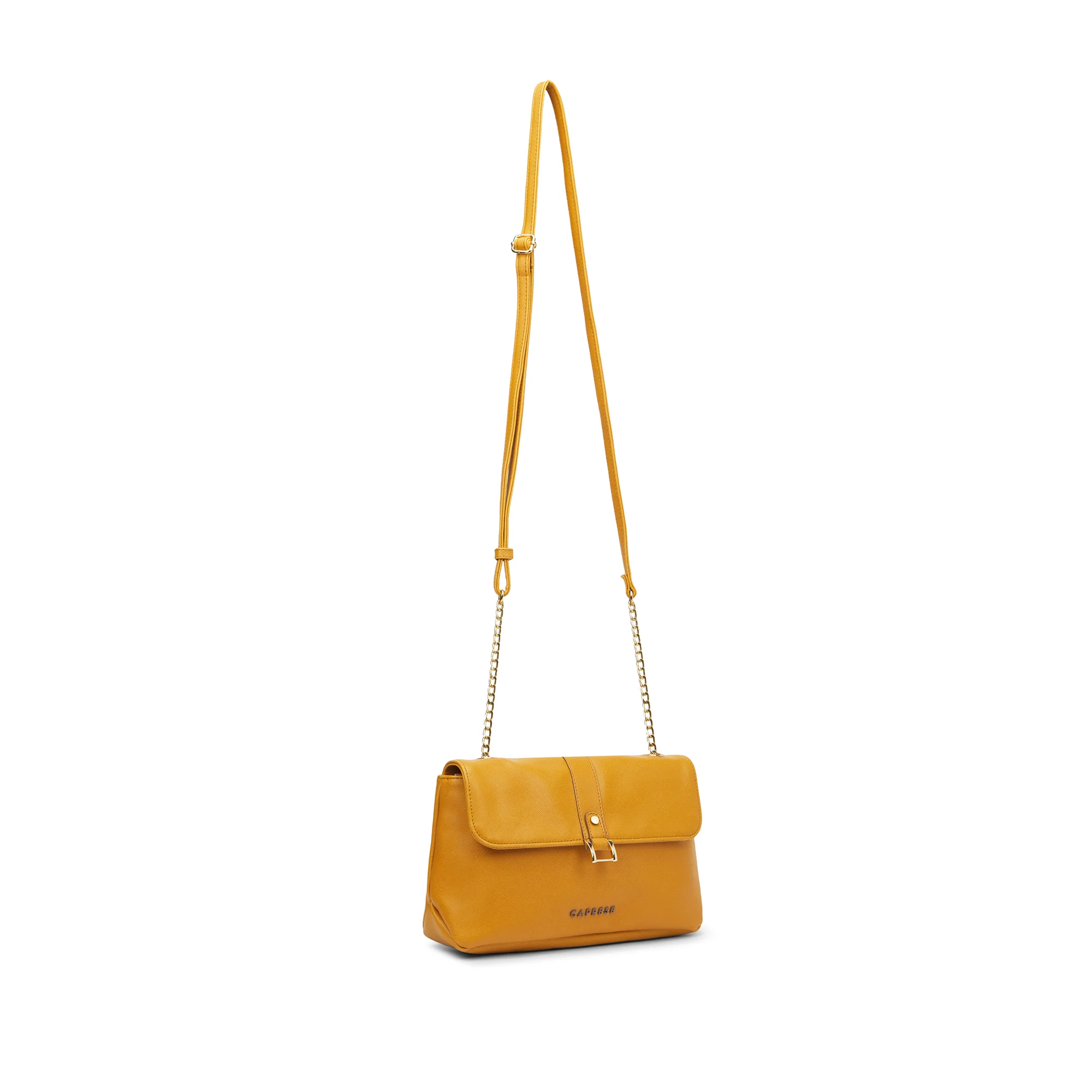 Caprese  Lexi Medium Mustard Sling Bag - Image 3