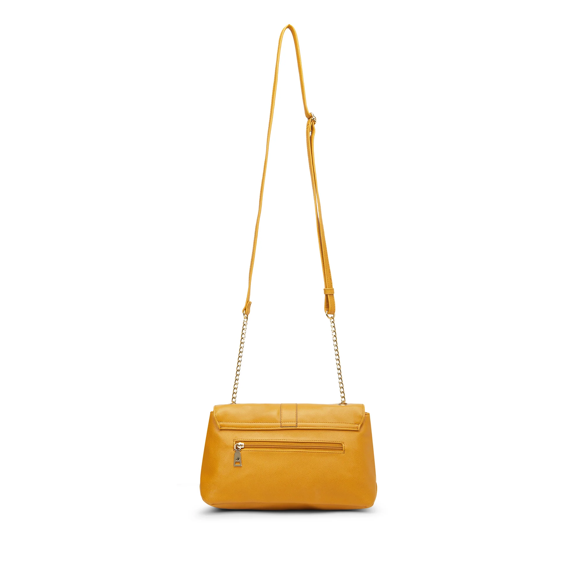 Caprese  Lexi Medium Mustard Sling Bag - Image 4