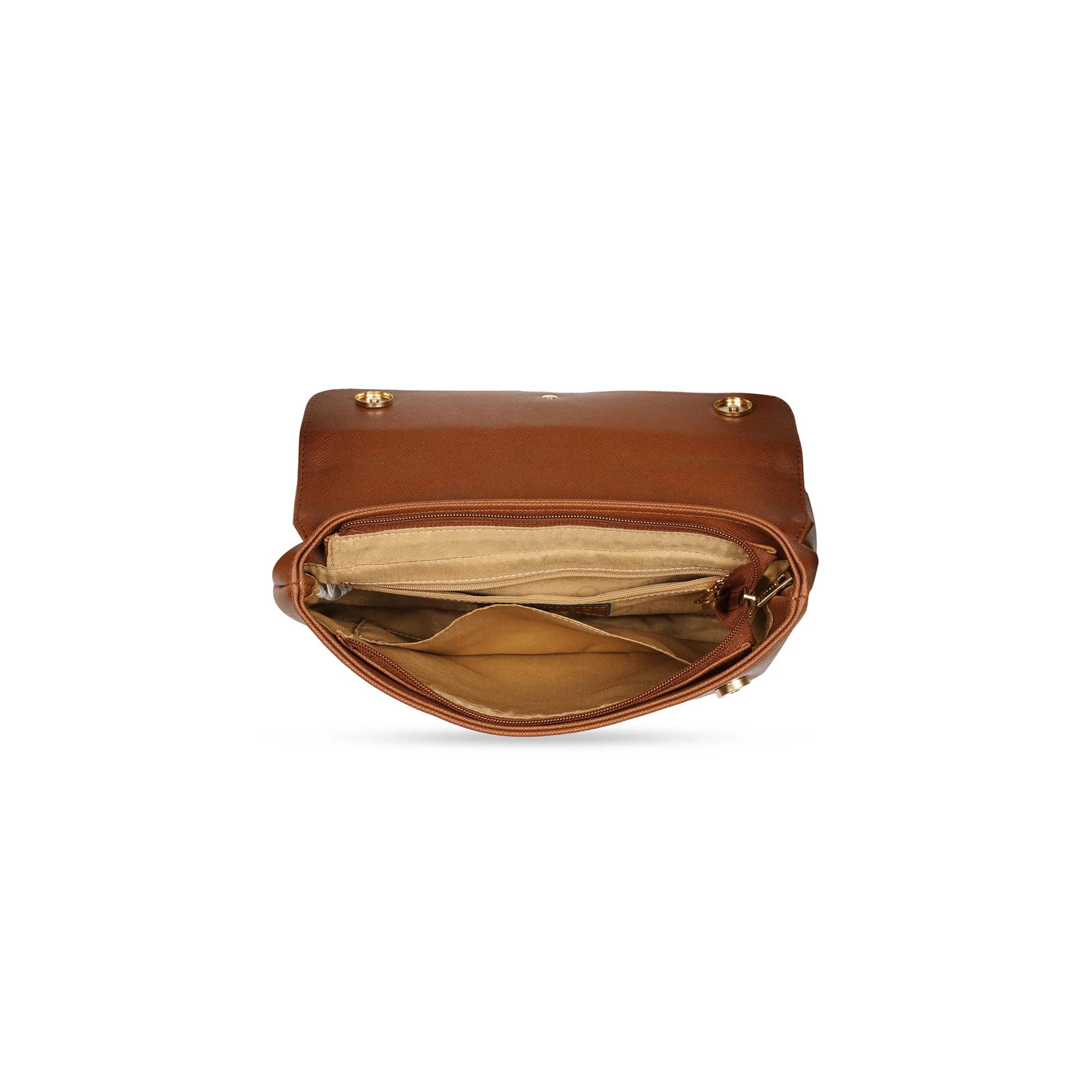 Caprese  Lexi Medium Tan Sling Bag - Image 6
