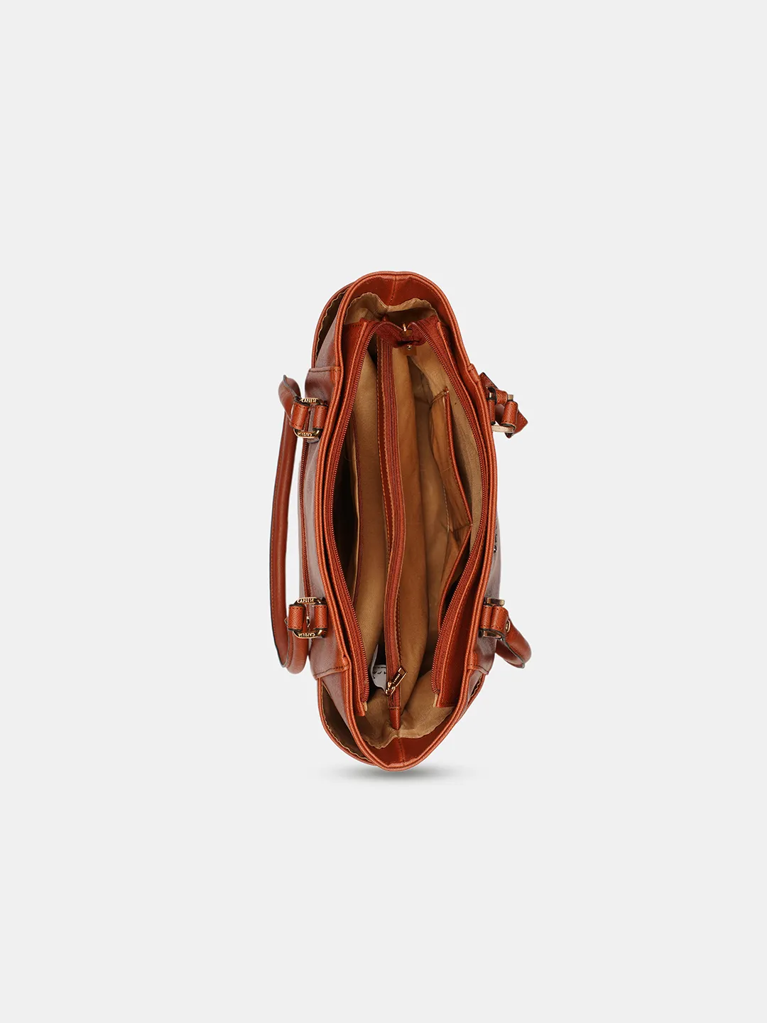 Caprese Lexi Medium Tan Tote Bag - Image 6