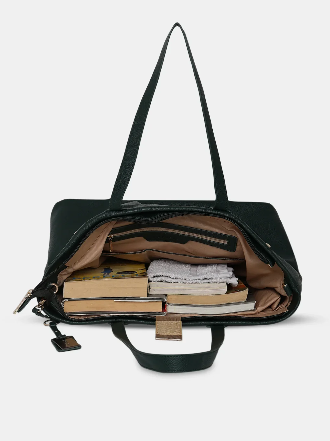 Caprese Lilith Tote Large Green Laptop Bag - Image 10