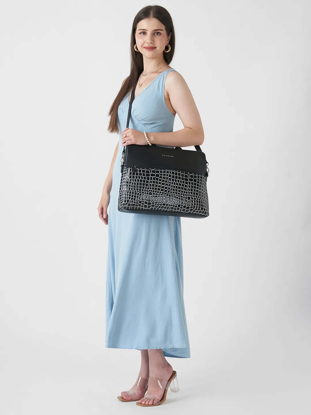 Caprese Lily Large Black / Silver
Laptop Bag - Image 9