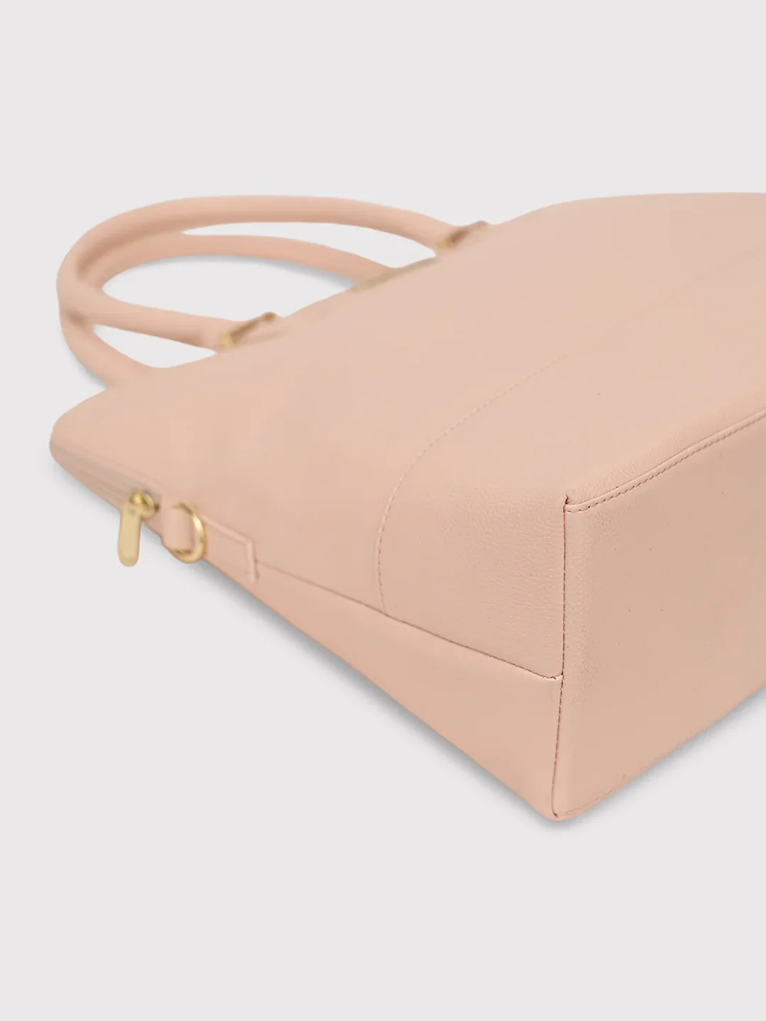 Caprese Lisa Medium Light Pink Satchel Bag - Image 6