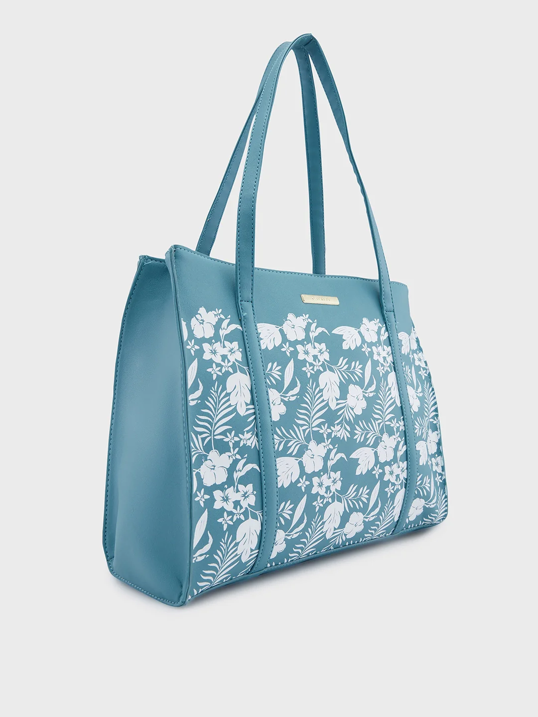 Caprese Lively Medium B Green Tote Bag - Image 4