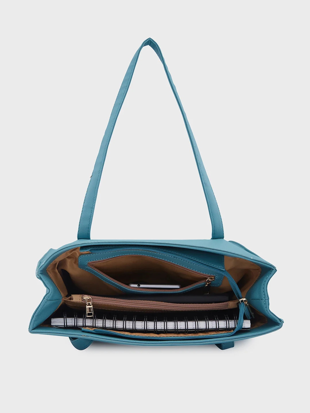 Caprese Lively Medium B Green Tote Bag - Image 6