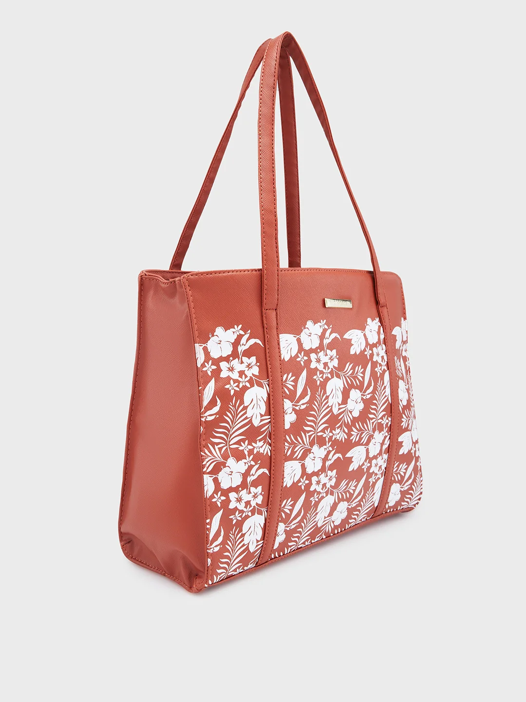 Caprese Lively Medium Dusty Coral Tote Bag - Image 4
