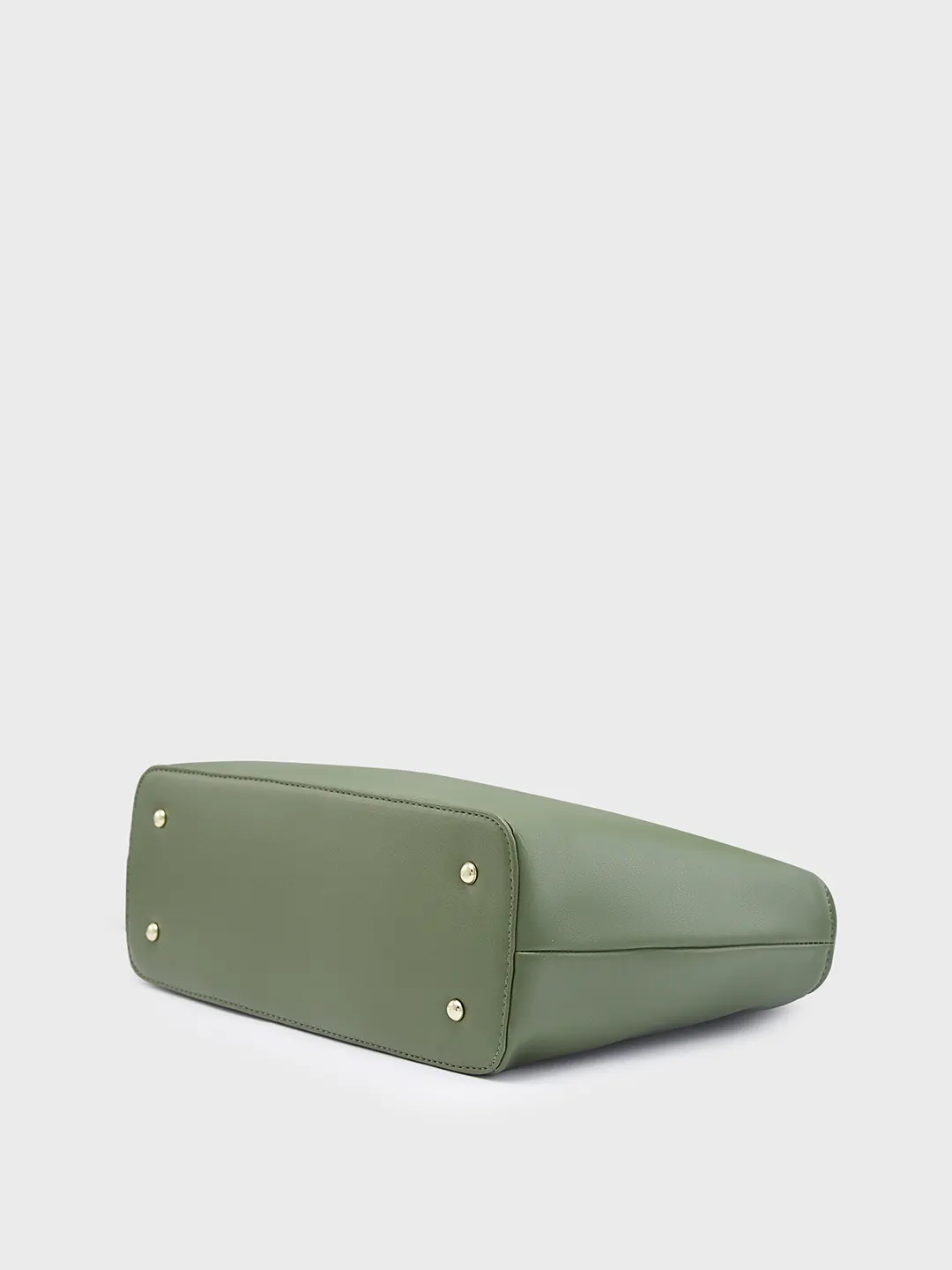 Caprese Lizzy Medium Olive Satchel Bag - Image 6