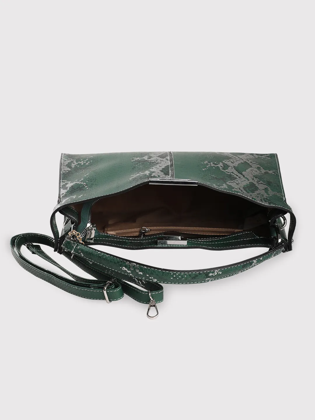 Caprese Lucia Medium Green Hobo Bag - Image 10