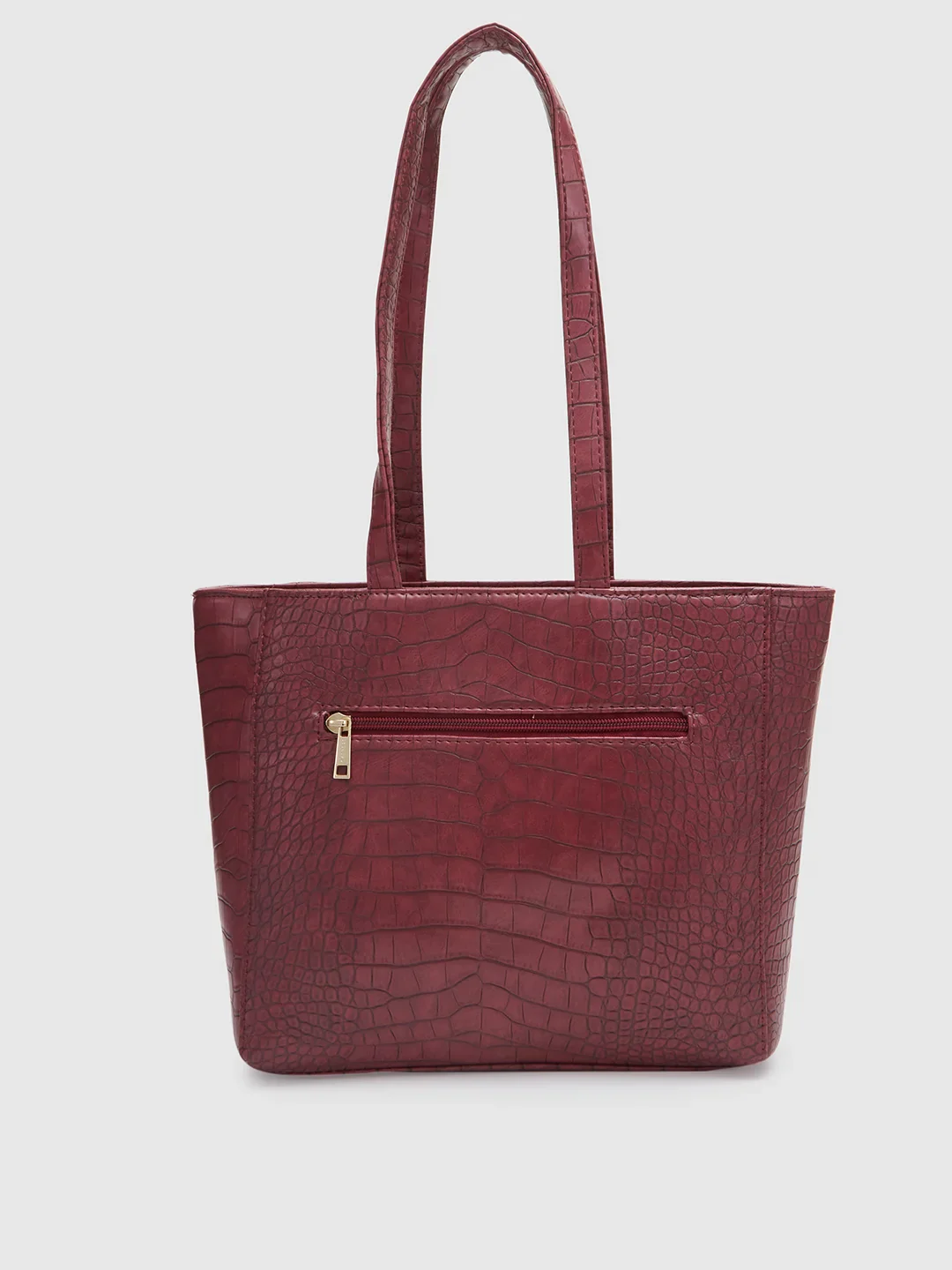 Caprese Luciana Medium Plum Tote Bag - Image 5