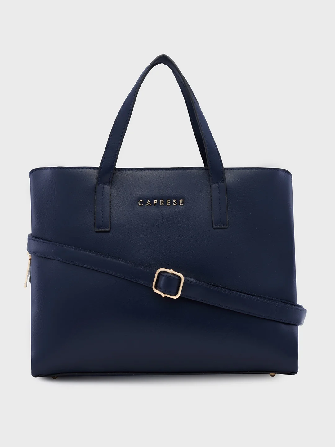 Caprese Lucie Medium Navy Satchel Bag - Image 10