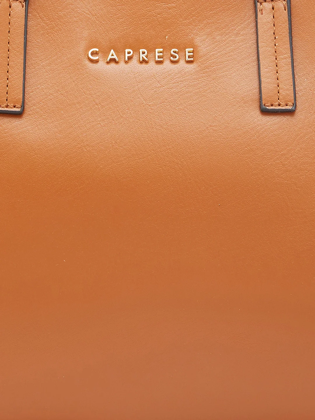 Caprese Lucie Medium Tan Satchel Bag - Image 11