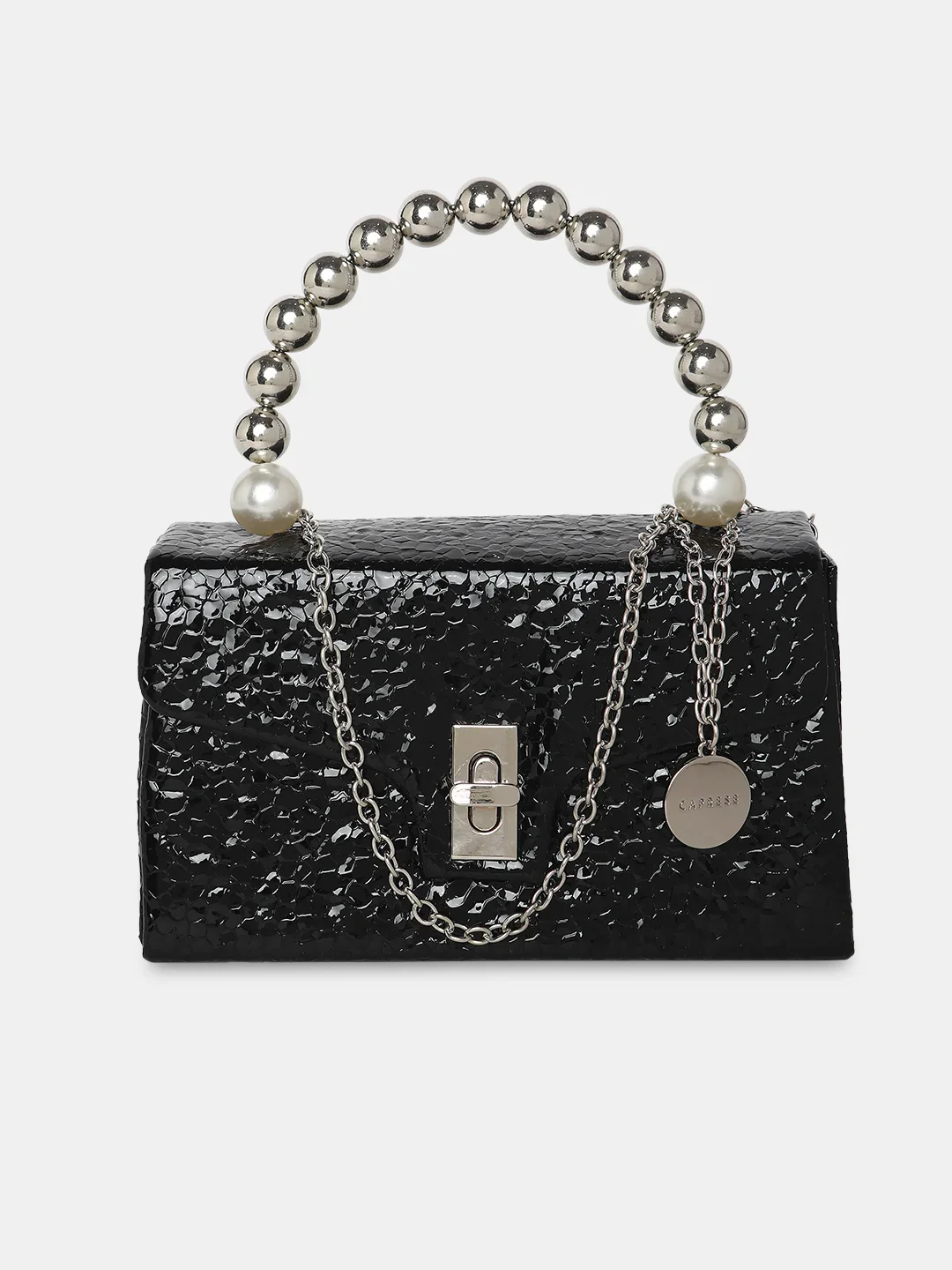 Caprese Lucy Small Black Clutch - Image 11