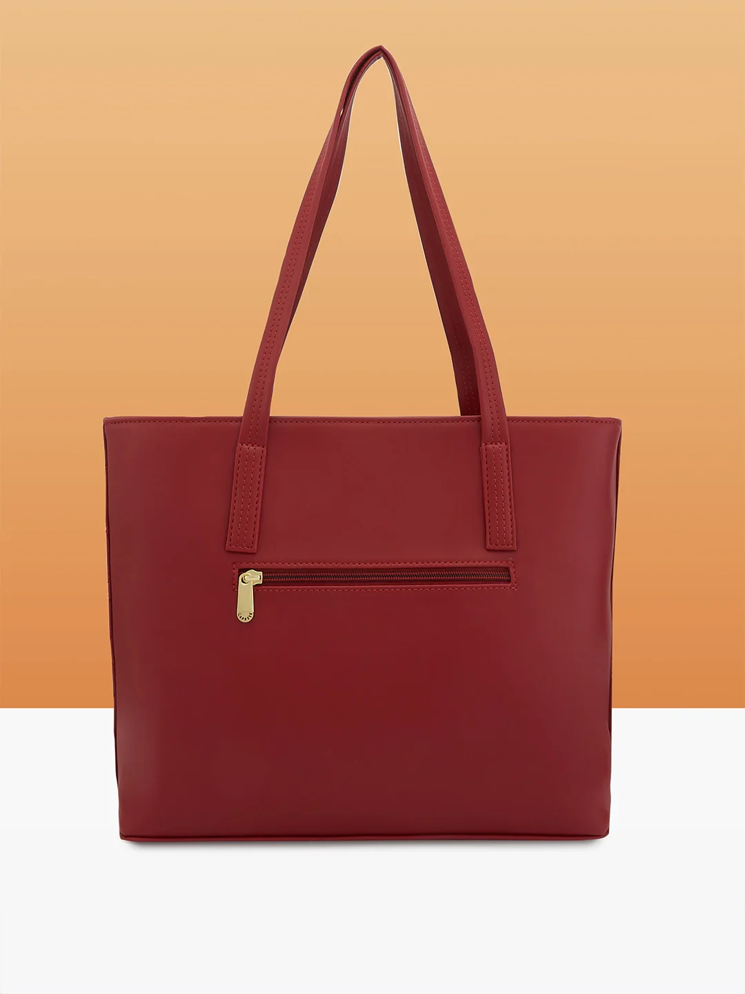 Caprese Lucya Medium Red Tote Bag - Image 3