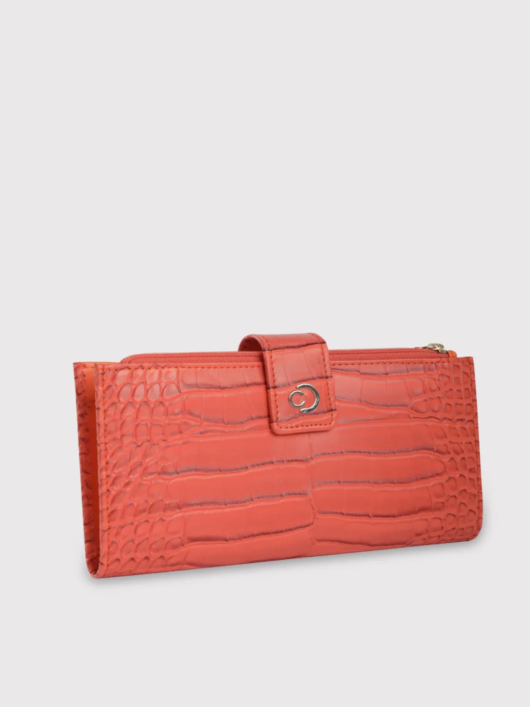 Caprese Luna Medium Orange Bifold Wallet - Image 4