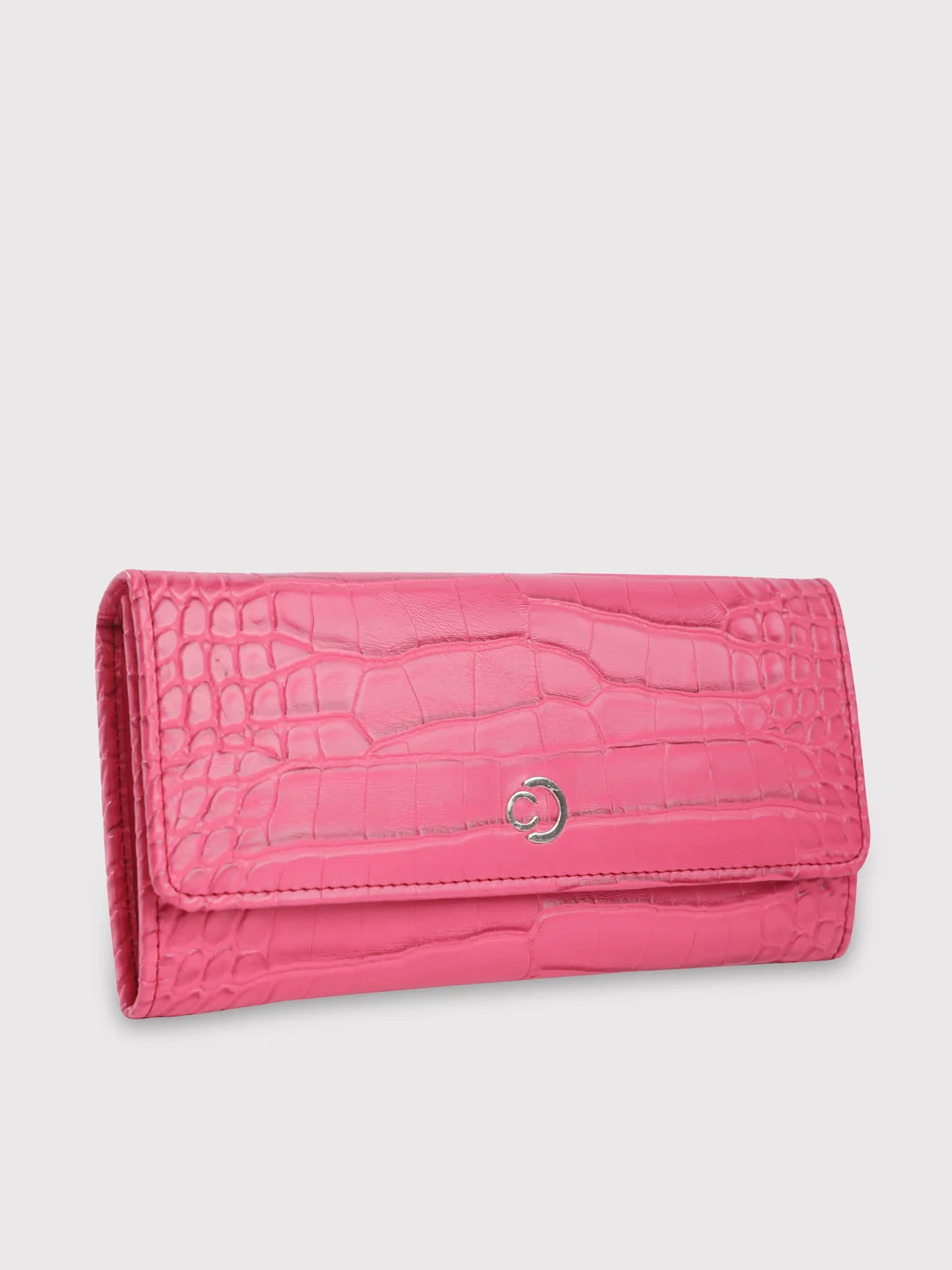 Caprese Luna Medium Fuchsia Flap Wallet - Image 3