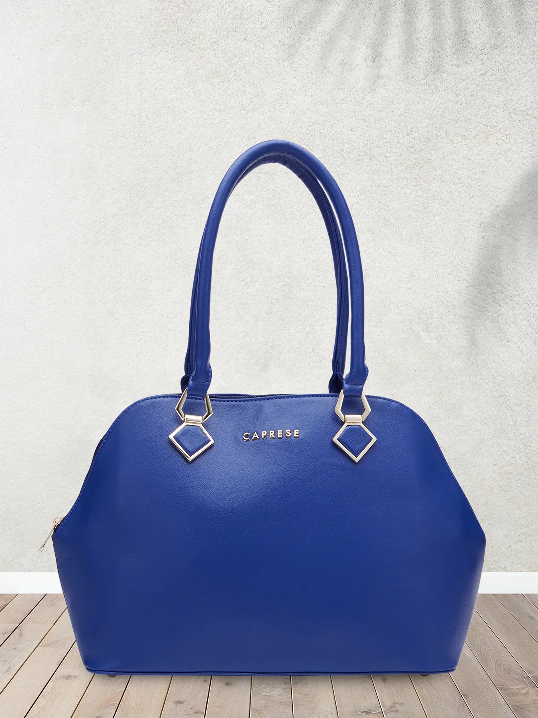 Caprese Lydia Large Blue Satchel Bag