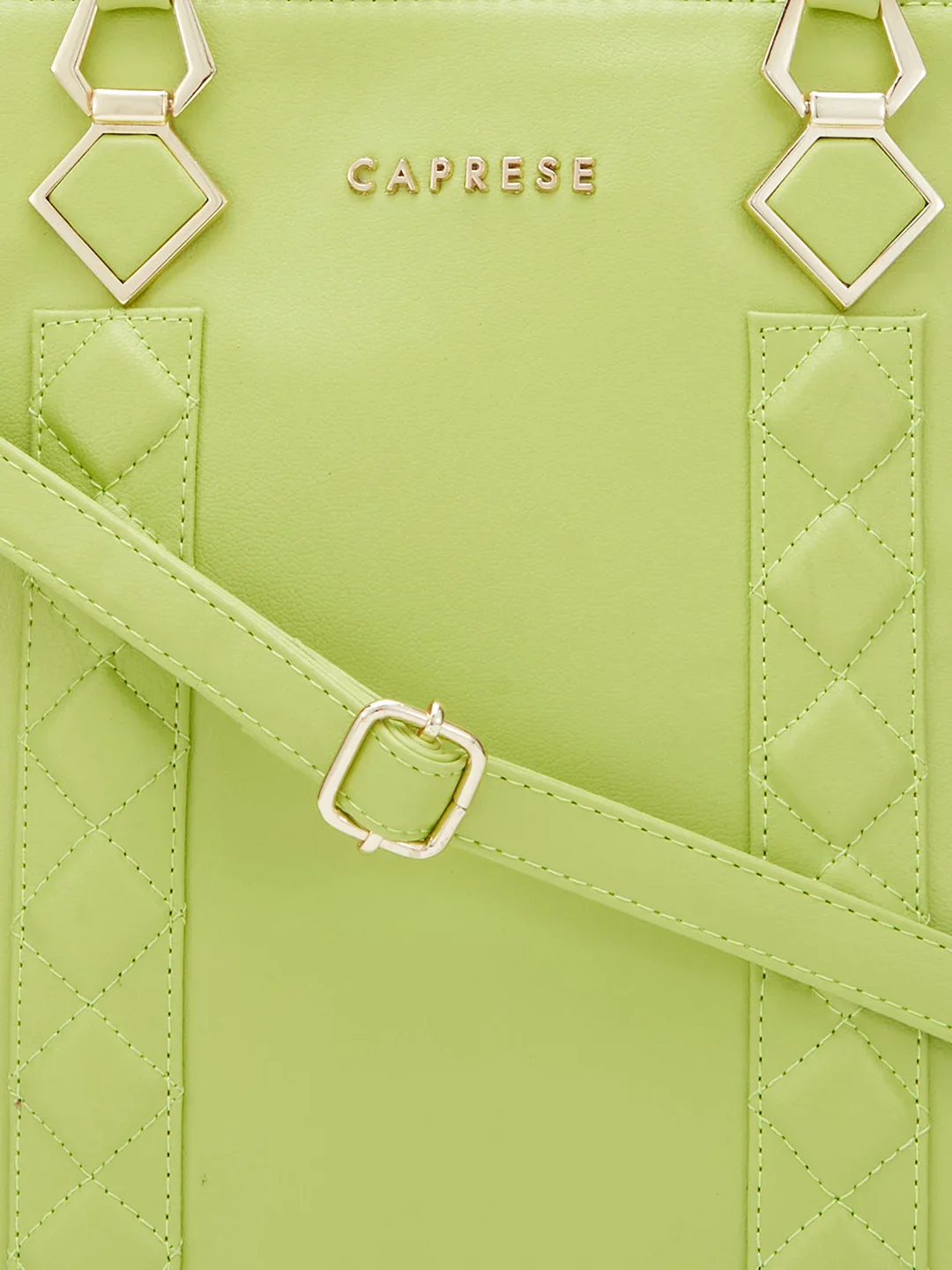Caprese Lydia Large Lime Tote Bag - Image 11