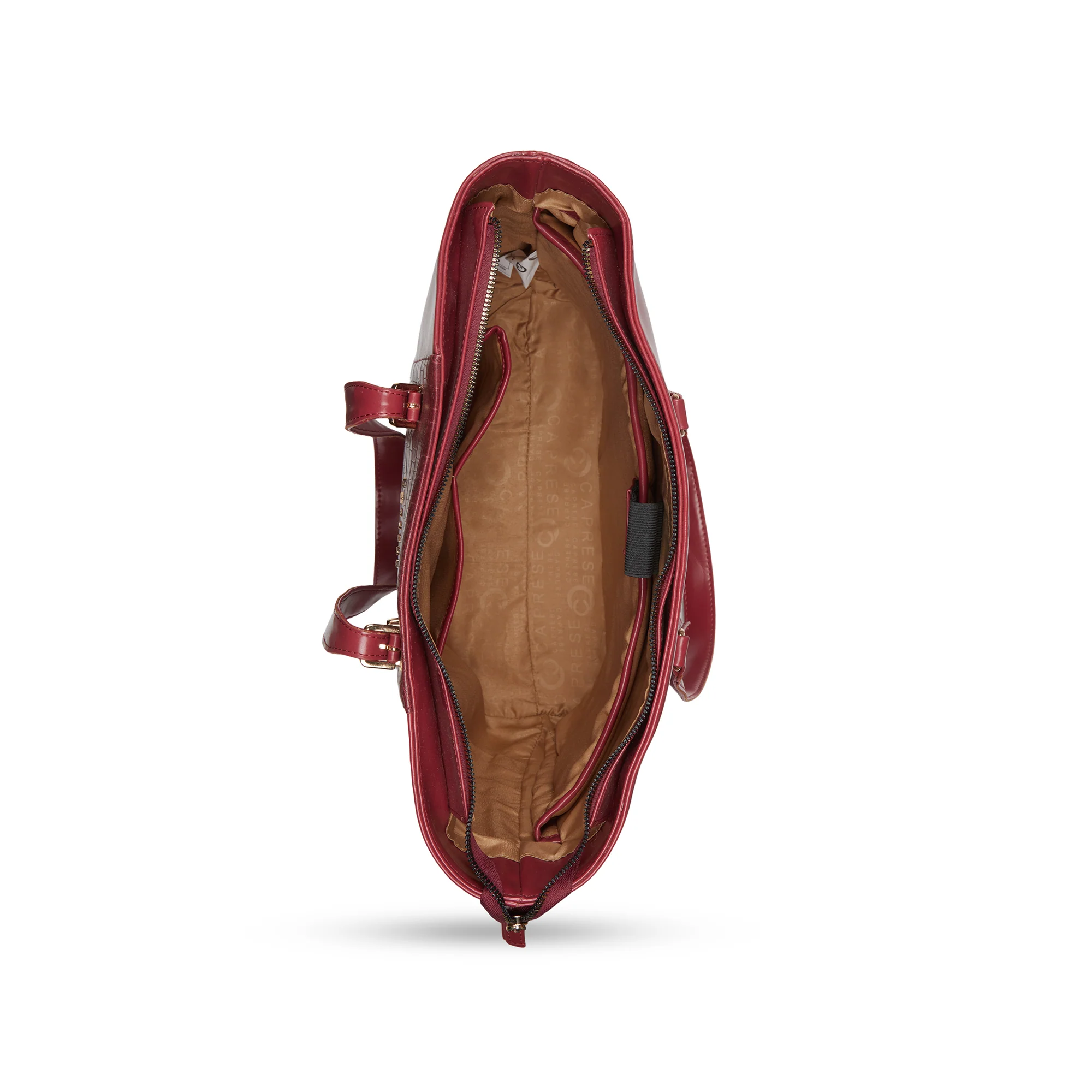 Caprese  Macie Large Cherry Lacquer Tote Bag - Image 6