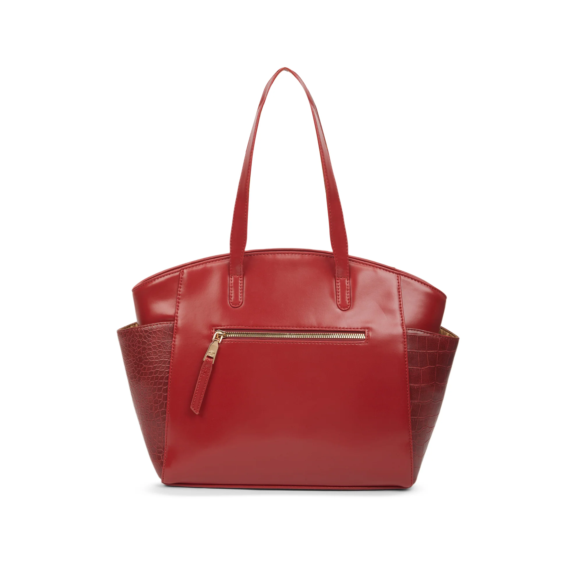 Caprese  Macie Medium Cherry Lacquer Tote Bag - Image 4