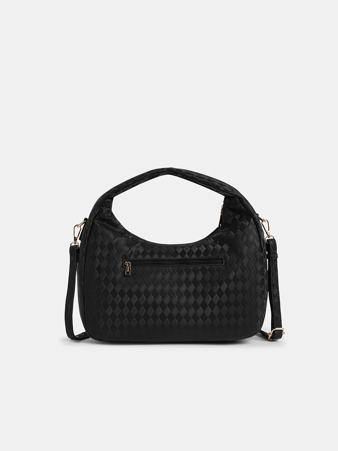 Caprese  Maddy Medium Black Hobo Bag - Image 4