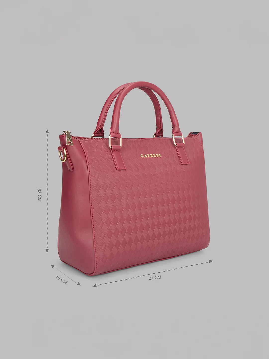 Caprese Maddy Medium Mocha Mousse Tote Bag - Image 16